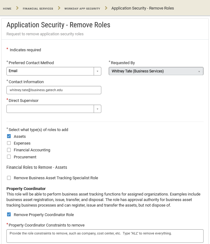 Remove security screenshot